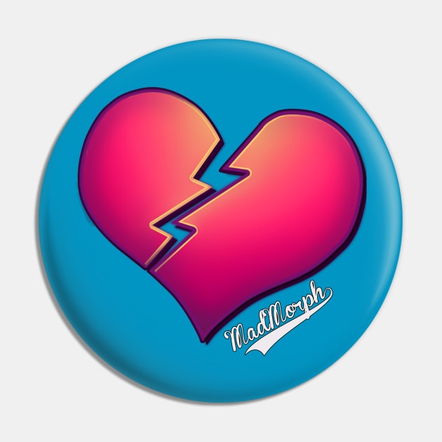 Broken Heart Pin by MadMorph