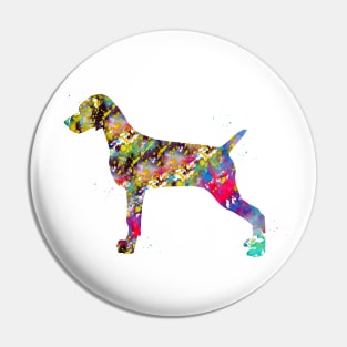 Weimaraner dog Pin