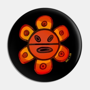 Sunset Taino Pin