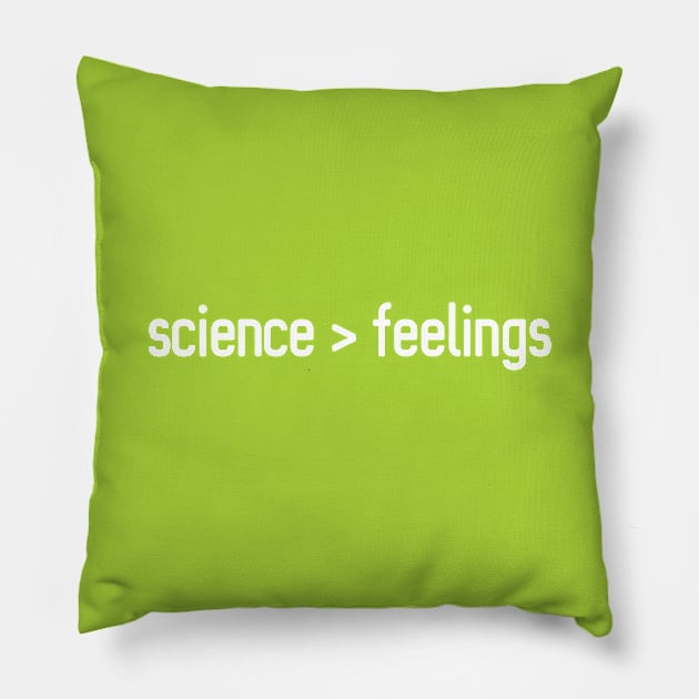 science > feelings Pillow by Ofeefee