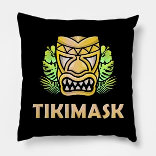 Tiki mask Character Design Pillow