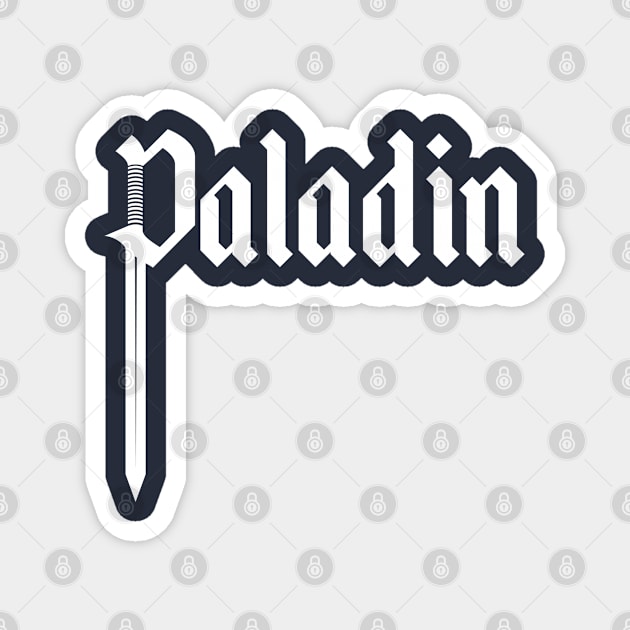 The DnD Classes: Paladin Magnet by Bivins Brothers Creative