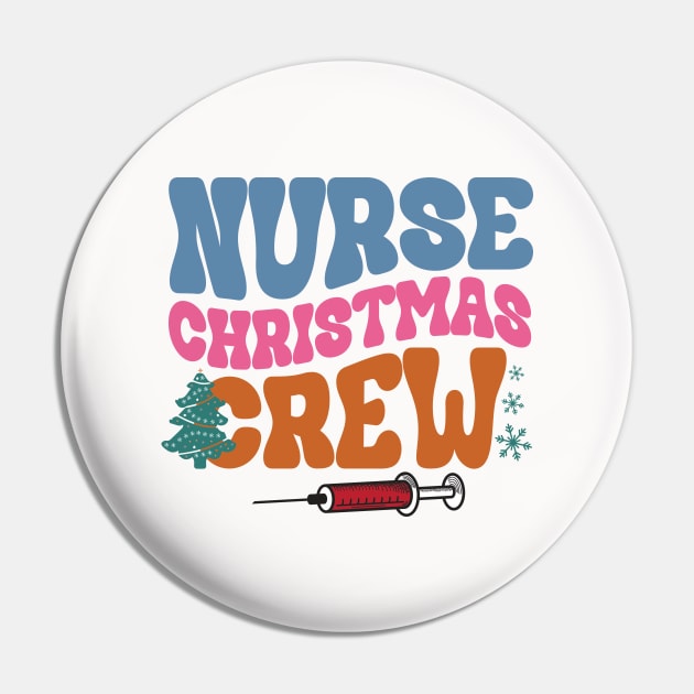 Nurse Christmas Crew Pin by MZeeDesigns