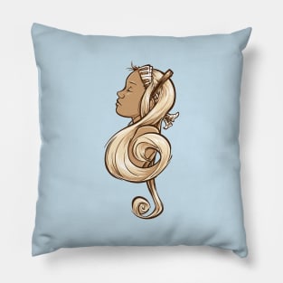 Treble Clef Pillow