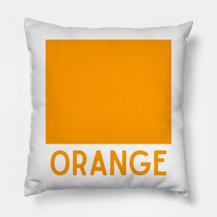 Learn Your Colours - Orange Pillow