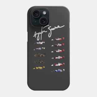 Ayrton Senna - All his F1 Cars - signed!˜ Phone Case