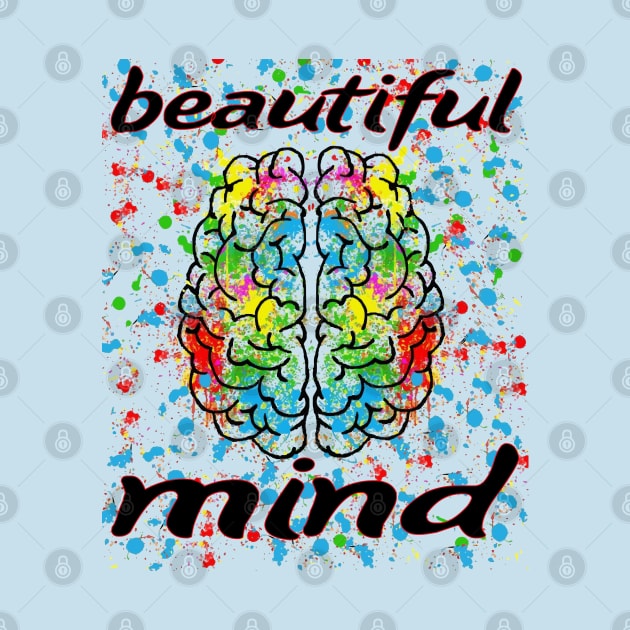 funny beautiful colorful mind for designers geniuses by yacineshop