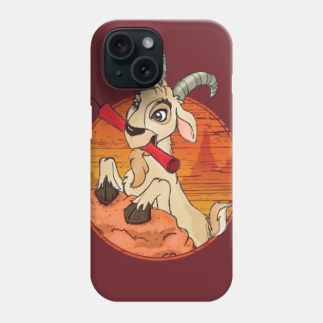 Tricky Goat Phone Case by Heyday Threads