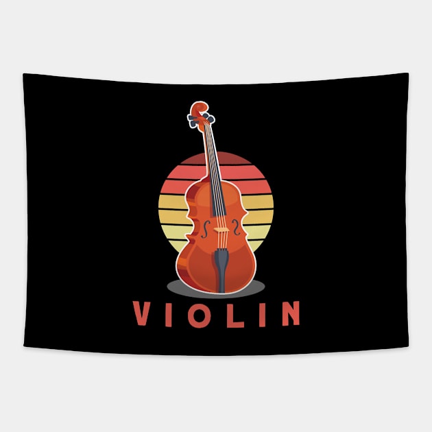 Violinist Tapestry by maxcode