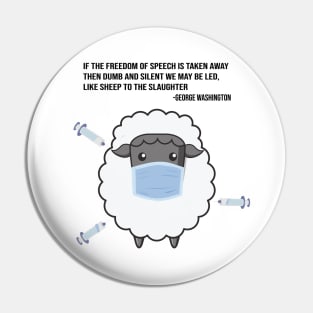 George Washington-sheep Pin