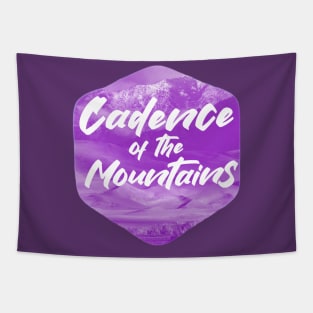 Cadence of the Mountains, purple mountain Tapestry