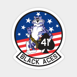 Grumman F-14 Tomcat - Black Aces Magnet