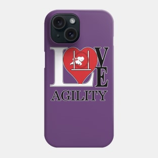 Dog Agility with a Toy Poodle - Love Agility Phone Case