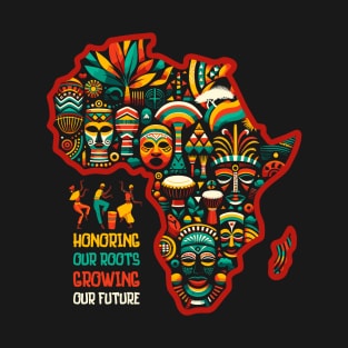 Honoring Our Roots - Black History Month Tribute T-Shirt