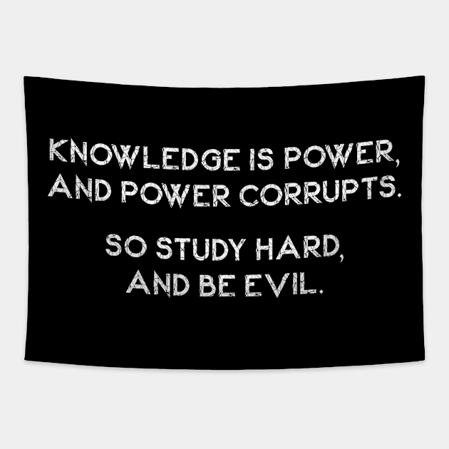 Knowledge Is Power Tapestry by Stacks