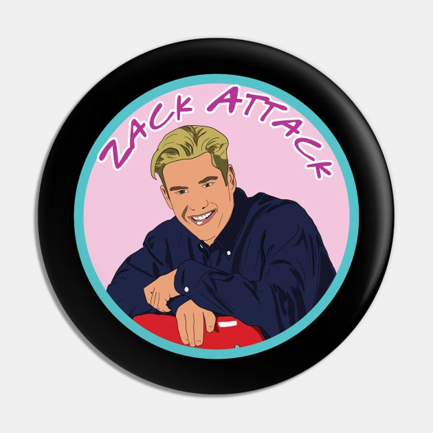 Zack Morris Zack Attack Pin by NostalgiaUltra