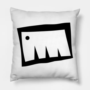 Abstract Shape Doodle Art Pillow