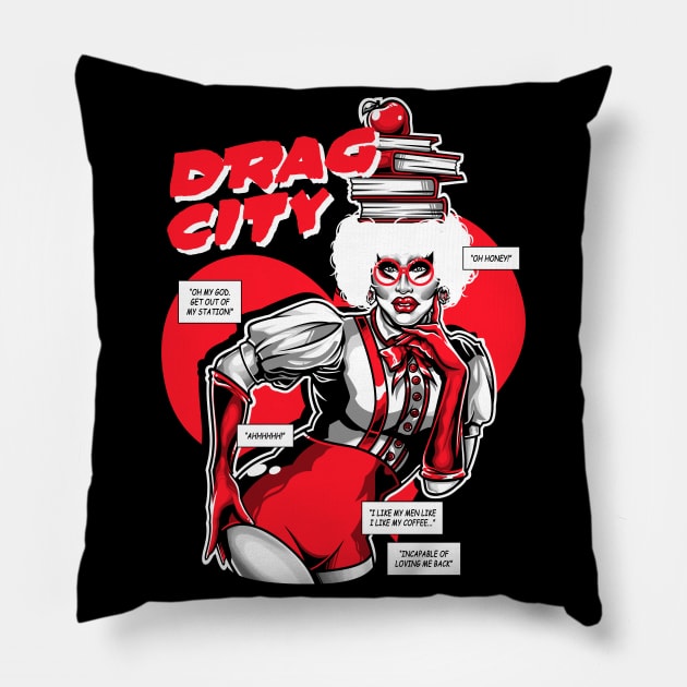 Drag City - Trixie Mattel Pillow by GillesBone