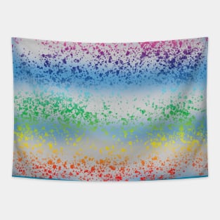 Colorful splash design Tapestry