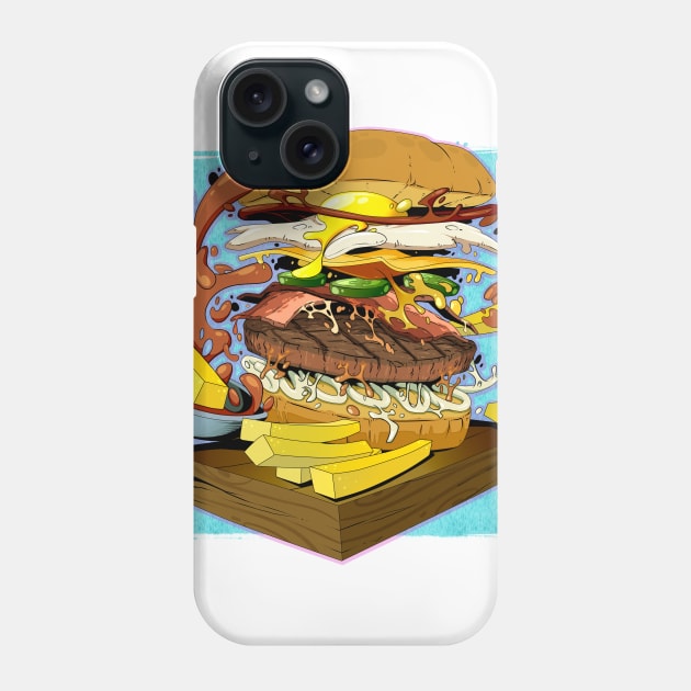 Burger Bomb Phone Case by TreyBarks
