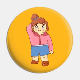 Cute pleading girl Pin