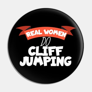 Real women do cliff jumping Pin