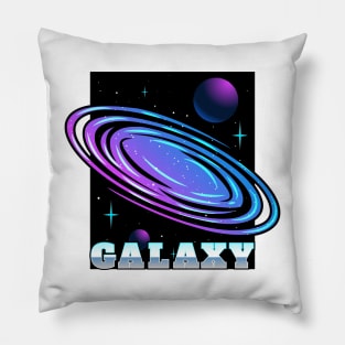 Gradient Galaxy Abstract Pillow