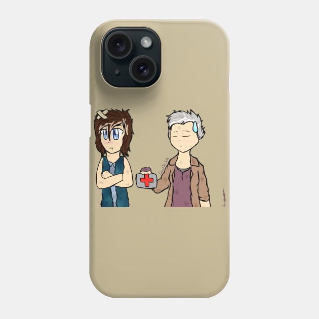 Daryl Has An Ouchy Phone Case by oh_shoot_arts