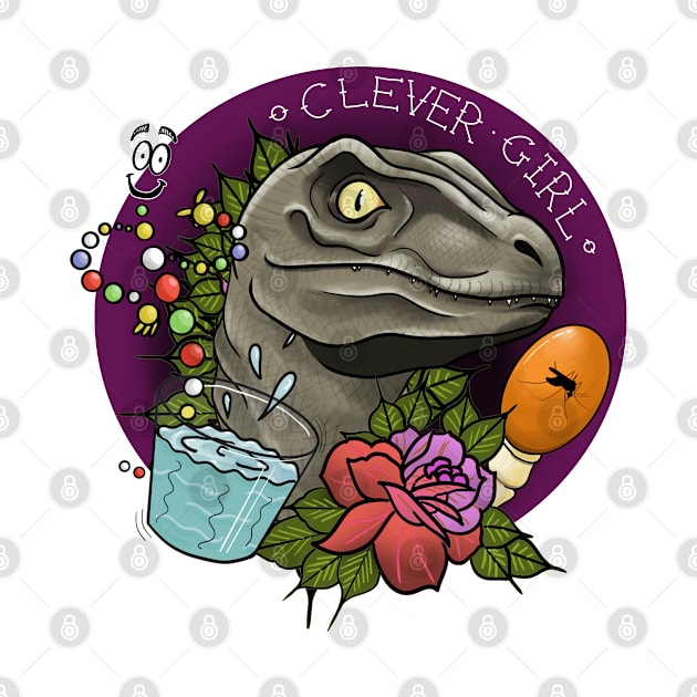 Clever Girl by pinkart666