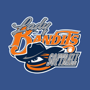 Lady Bandits Softball team logo T-Shirt