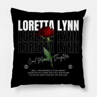 Loretta Lynn // Flower Pillow