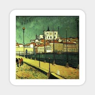 Lisbon in Van Gogh's style Magnet