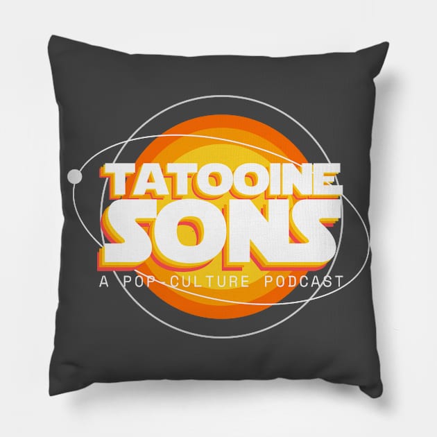 Tatooine Sons: A Pop-Culture Podcast (2021) Pillow by Tatooine Sons