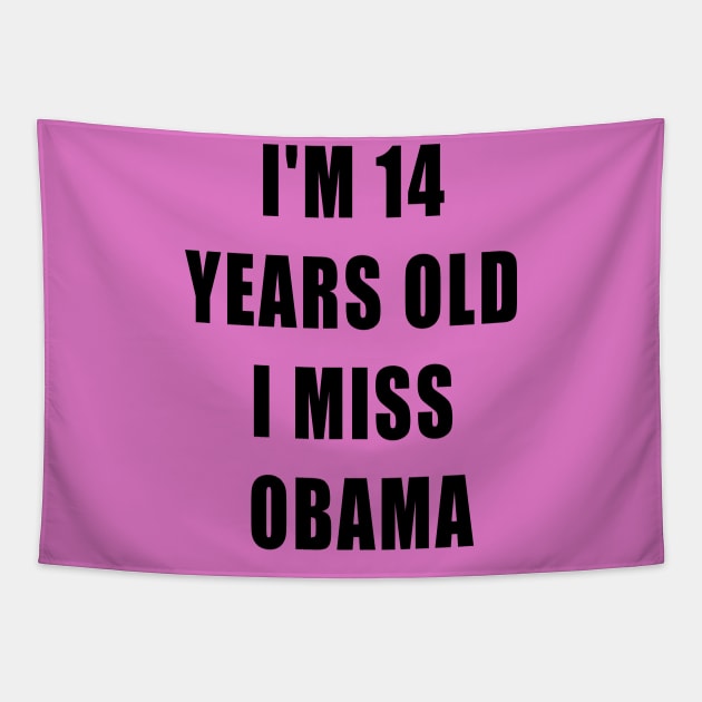 i miss obama Tapestry by DZCHIBA