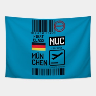 Munich travel tag Tapestry