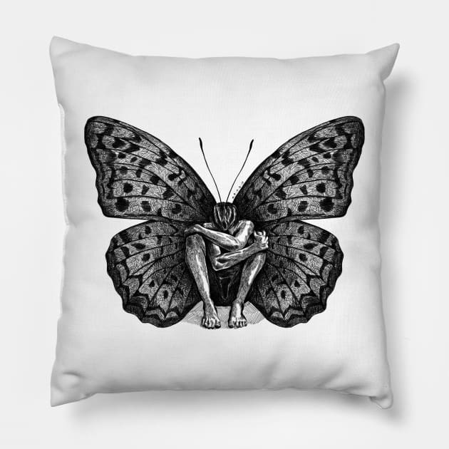 The butterfly Pillow by Arash Shayesteh