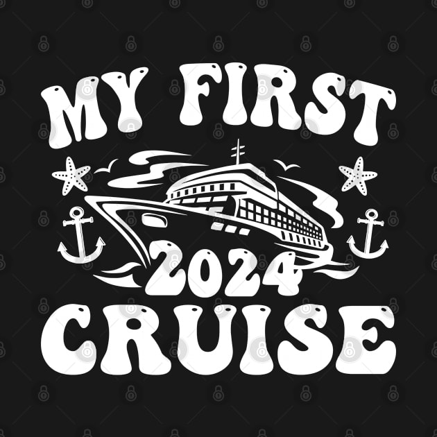 My First Cruise 2024 Vacation Matching Family Cruise by Vixel Art