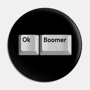Ok Boomer Keys Pin