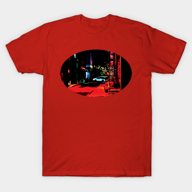 Discover lit up city - Cityscape - T-Shirt