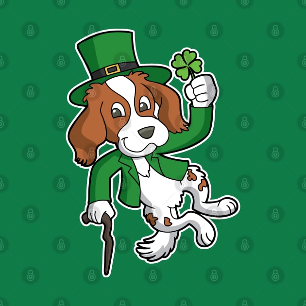 Irish Setter Dog St Patrick's Day Heel Click by E