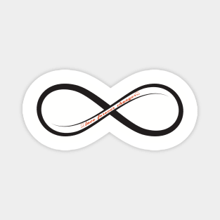 Red Love Forever Changes Infinity Magnet