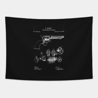 Revolver Patent Tapestry