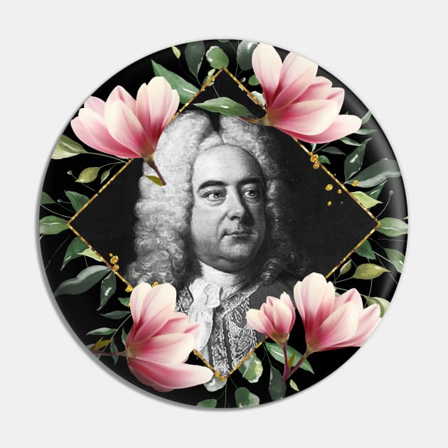 George Frideric Handel Pin by TheMusicophile