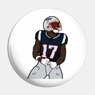 Antonio Brown New England Patriots Pin