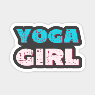 Yoga girl Magnet