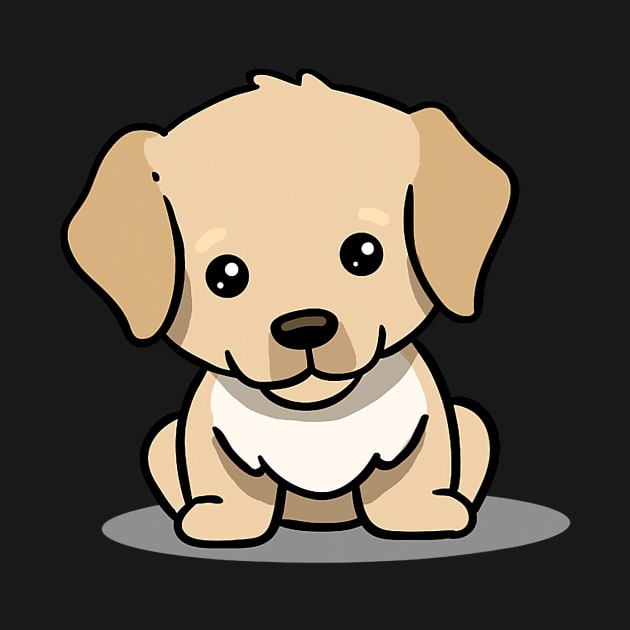 Chibi Labradors Retriever Cute Kawaii Dog Owner Dog Lover by everetto