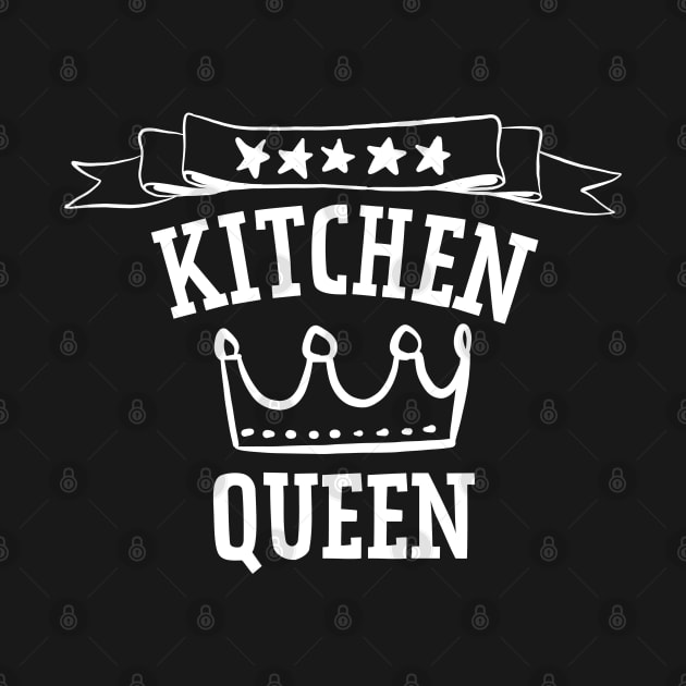 Kitchen Queen in white by Think Beyond Color