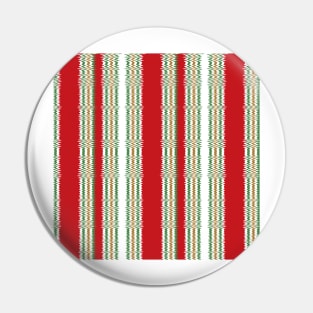 Christmas  Wavy Stripes Pin
