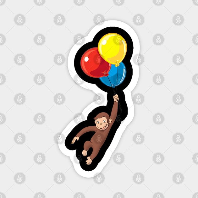 Curious George Fly With Bubble Magnet by BiteBliss