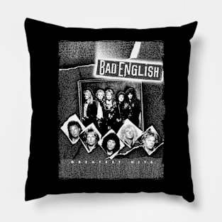 Bad English Grunge Style Pillow